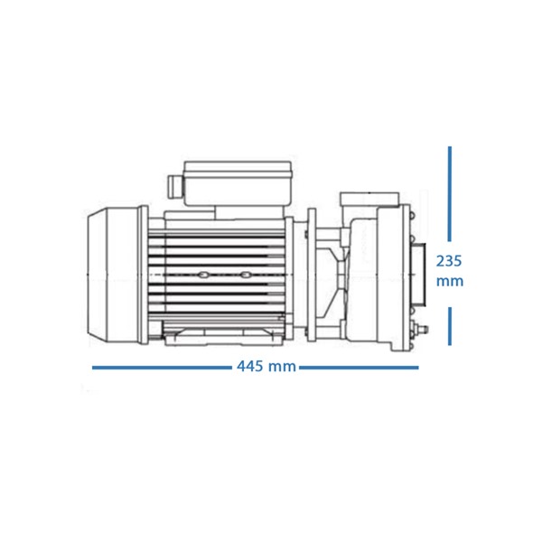 WP200-II dual speed 2HP Massage Pump For Hot Tubs